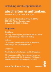 Einladung Rückseite
